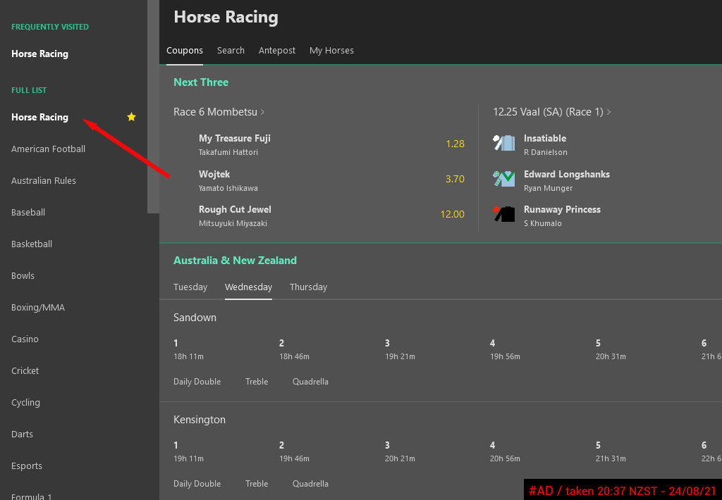 Bet365 Football Betting : Step-by-step Tutorial